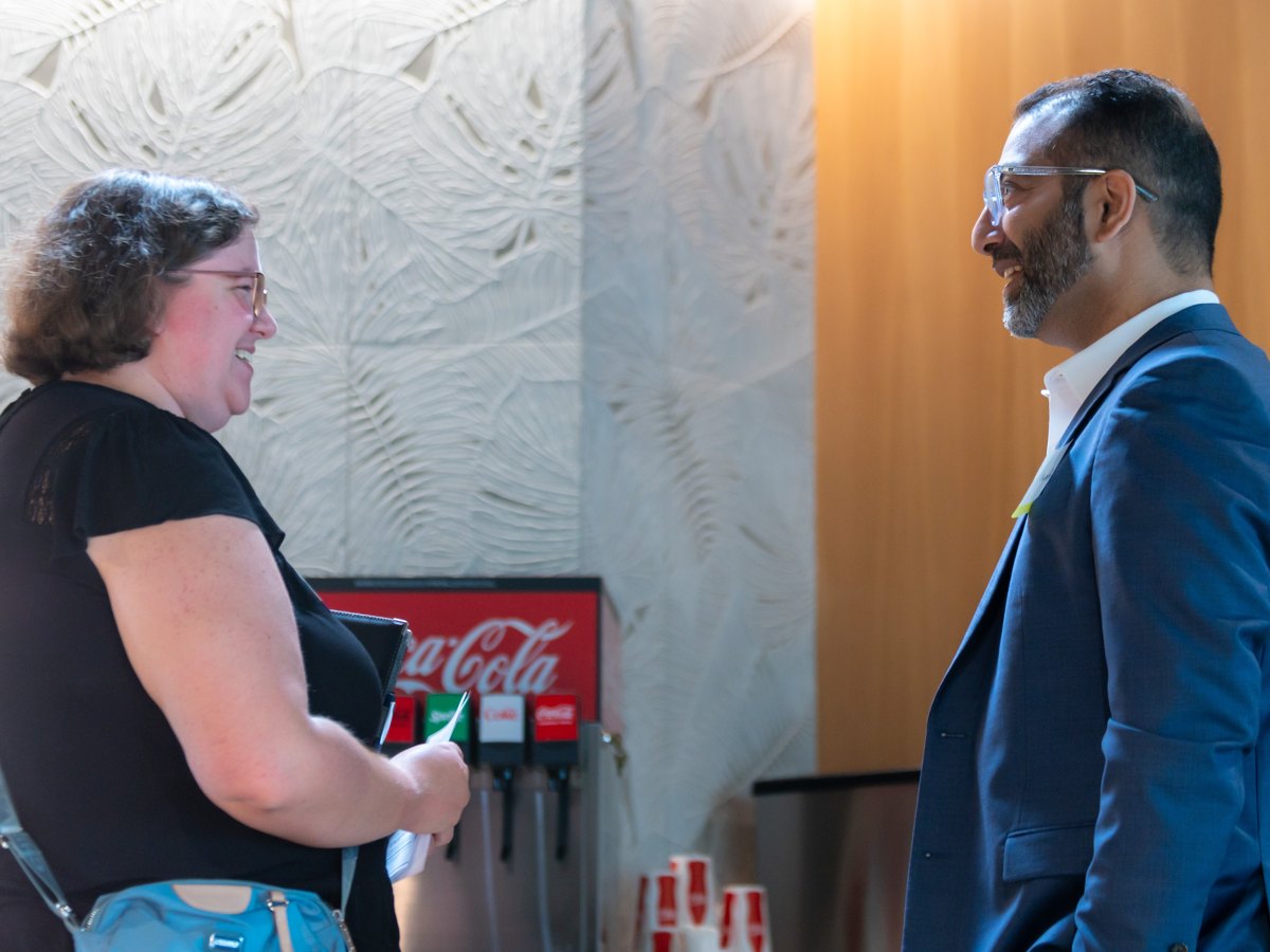 Aneil at AIGA Creator Lab, mentoring and design community