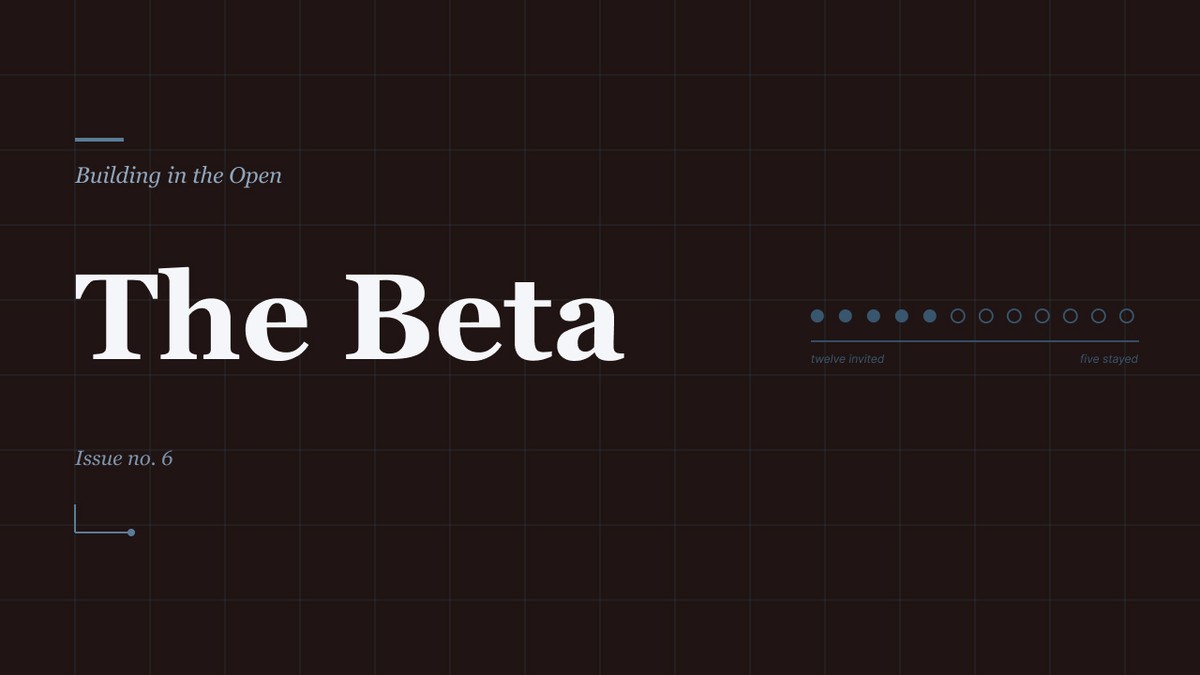 The Beta, Issue no. 06