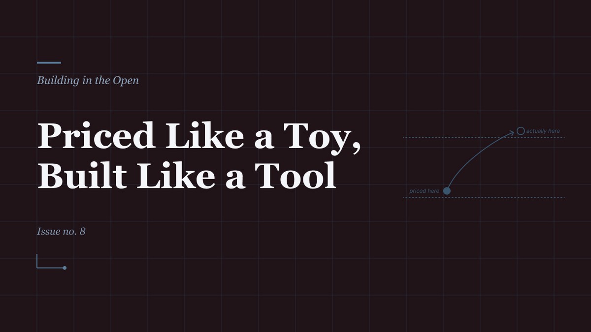 Priced Like a Toy, Built Like a Tool, Issue no. 08