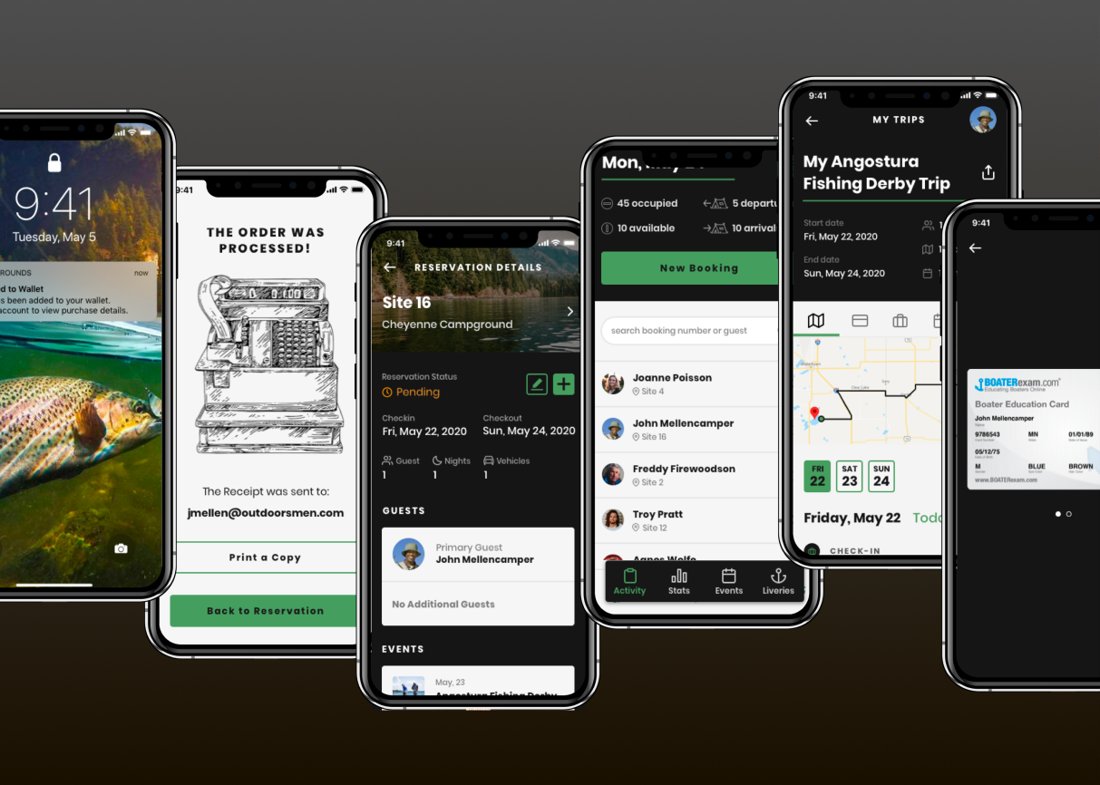 Camping mobile experience
